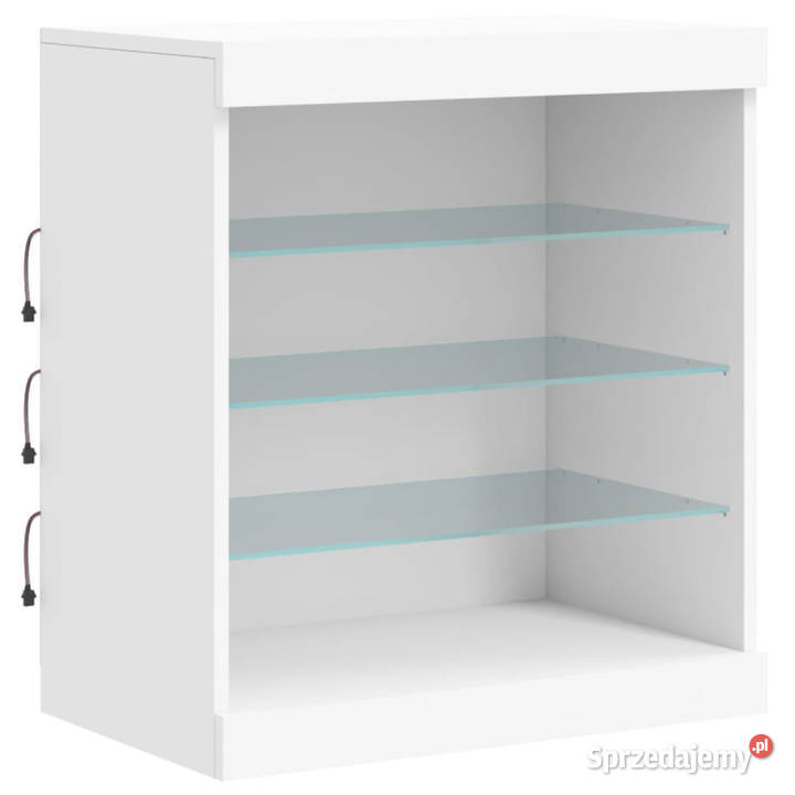 Szafka z oświetleniem LED biała 1425x37x67 Warszawa