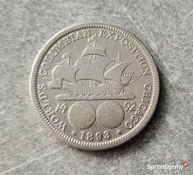 66 USA srebro 12 Dolara 1893 r Wola Kruszyńska