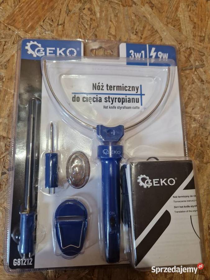 Nóż termiczny do styropianu 3w1 wycinarka GEKO Głogowa