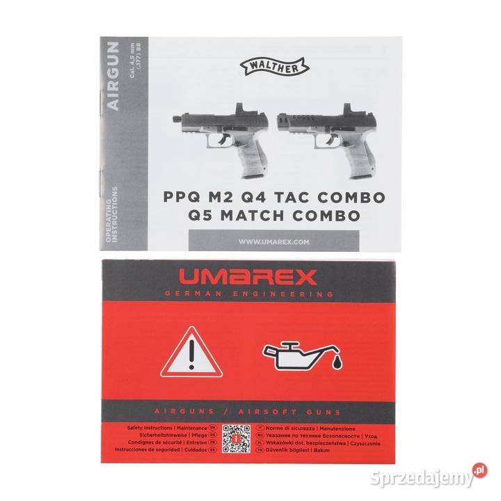 Pistolet wiatrówka Walther PPQ M2 Q4 TAC Combo Warszawa