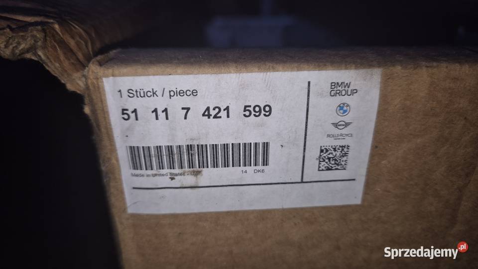 Wzmocnienie przednie przód BMW X5 51117421599 Rok produkcji 2020 Bytom