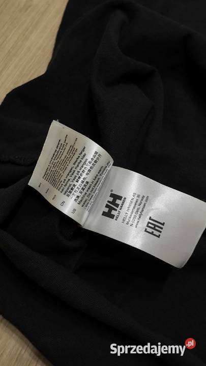 Czarna koszulka Helly Hansen Nett Montasje Łódź sprzedam