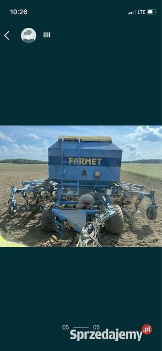 Siewnik farmet bsk zestaw uprawowo siewny 6m Farmer Nidzica