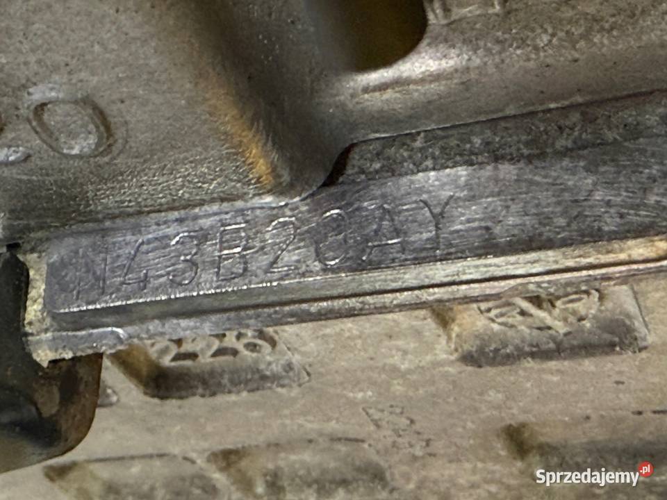 SILNIK N43B20 N43B20A BMW E81 E87 E60 E61 E90