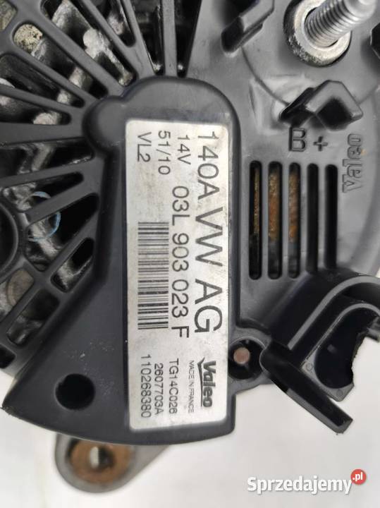 ALTERNATOR SKODA OCTAVIA II 16 TDI CAY