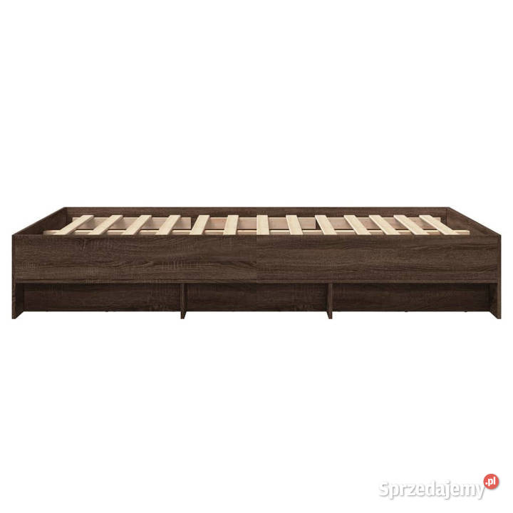 Łóżko bez materaca brązowy dąb 140x190 WM3295687 Warszawa