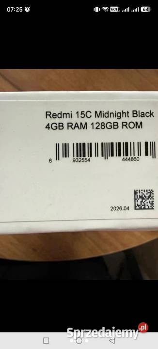 NOWY Xiaomi Redmi 15C 128GB Z Salonu Orange Brzozów