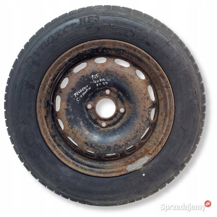 KOŁO ZAPASOWE Peugeot Citroen C3 II zapas felga Samochodowe Samochodowe Rudka