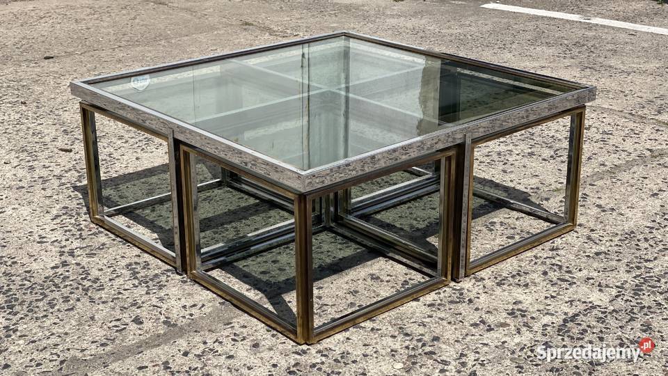 Duży zestaw stolików kawowych Maison Charles Gryfice sprzedam