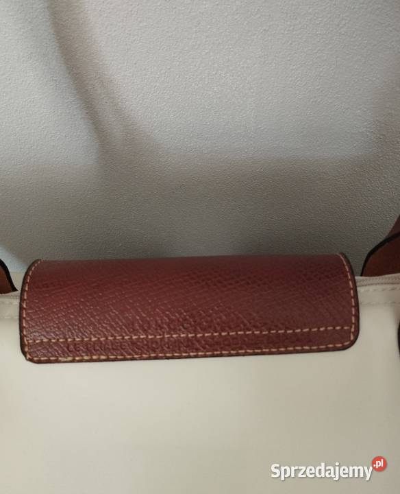 Longchamp le pliage original biała rozmiar L Zarzecze