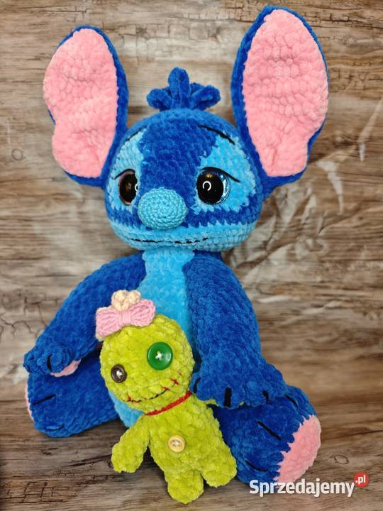 Maskotka Stitch na szydełku Szczecin sprzedam