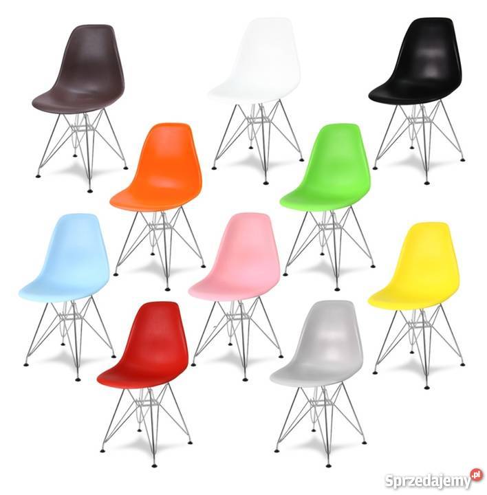 Nowoczesne krzesło różne kolory