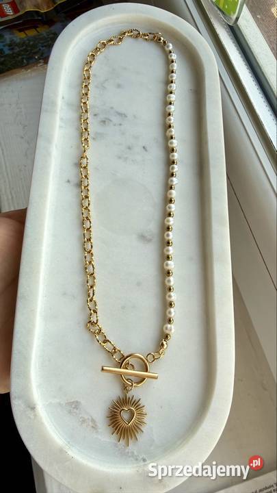 Naszyjnik choker perły słodkowodne hodowlane Warszawa