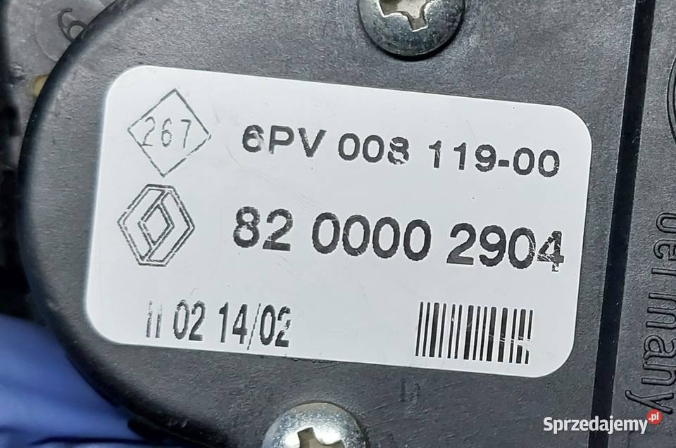 POTENCJOMETR GAZU PEDAŁ RENAULT LAGUNA II Potencjometry sprzedam