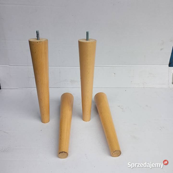 Nogi Drewniane Bukowe Proste Naturalne dwie Zabrze