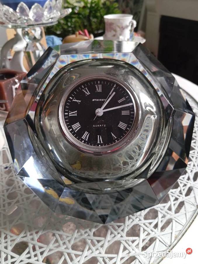 Zegar kominkowy w krysztale Staiger Joska Zegary Zielona Góra