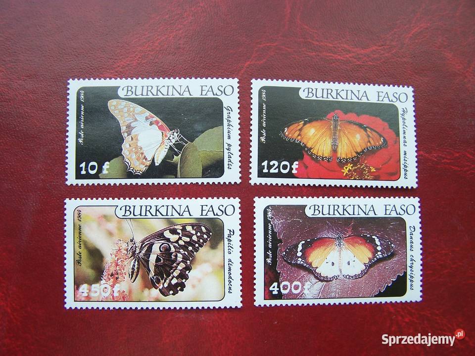 Burkina Faso 1984 MNH Mi 97275 Fauna Owady Filatelistyka Tychy