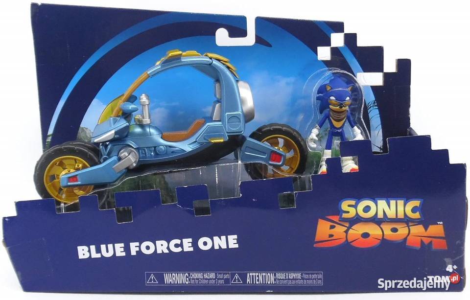 Figurka SONIC i Pojazd Trójkołowy BLUE FORCE ONE Mogilany