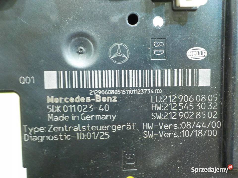 MERCEDES E W212 LIFT I 21 CDI 11r KOMBI skrzynka mazowieckie Suków