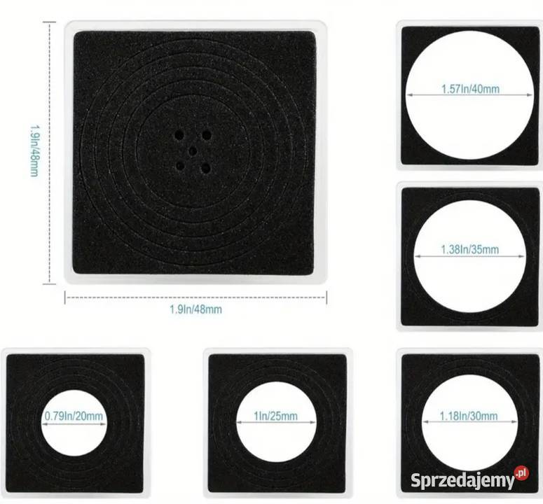 Kapsel na monety kwadrat z regulacją średnicy sprzedam