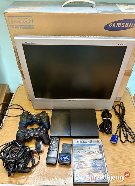 Zestaw PlayStation 2 z monitorem SyncMaster Bydgoszcz