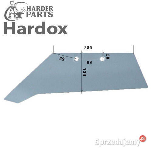 Lemiesz 300ha HARDOX 5000203L części do pługa nieuszkodzony Części zamienne Suwałki