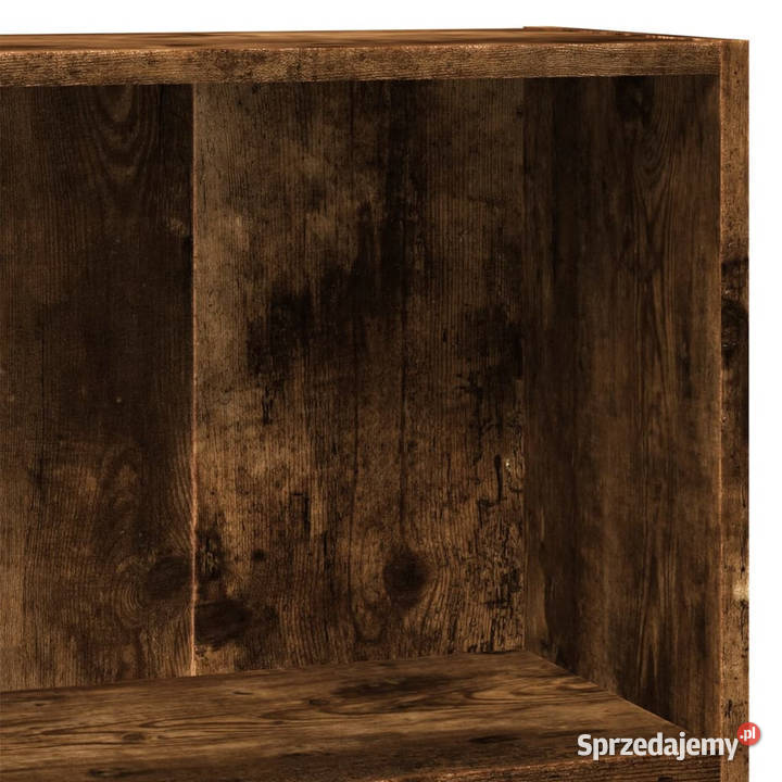 Regał przydymiony dąb 80x24x76 materiał