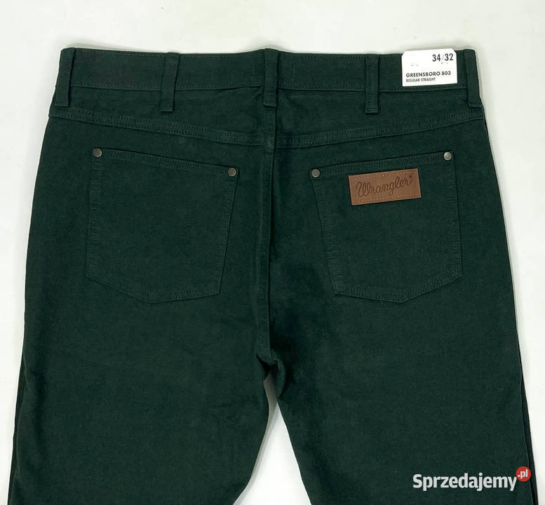 Spodnie męskie Wrangler Greensboro 803 Scarab sprzedam