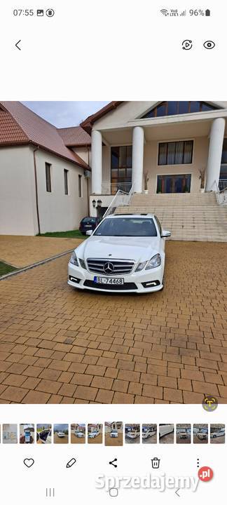 Sprzedam mercedes e350 bengaz Klasa E Łomża