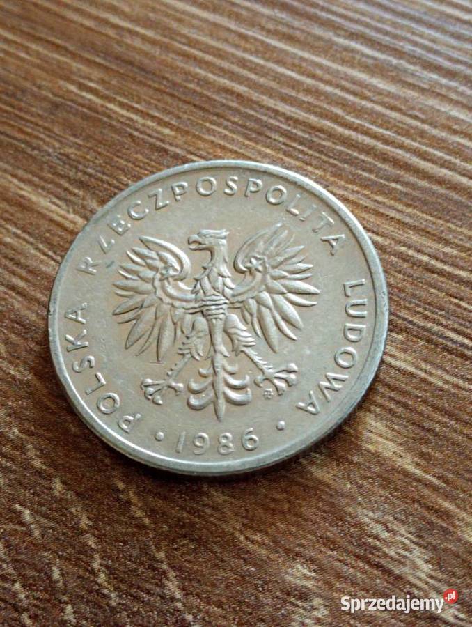Sprzedam drugie 20 zl 1986 r