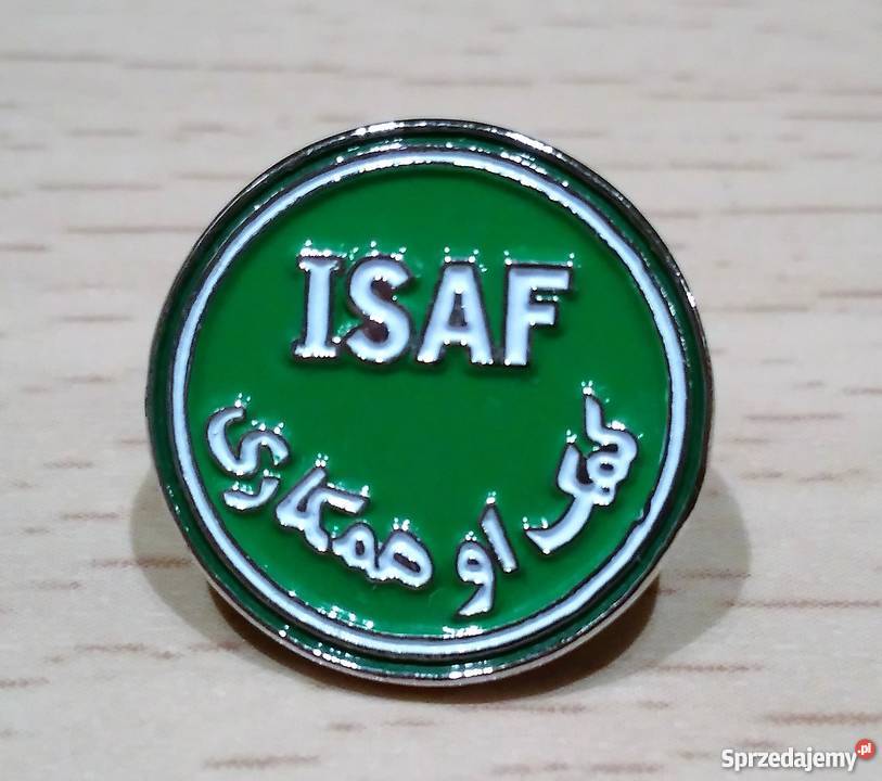 Wpinka tzw pins ISAF Kraków