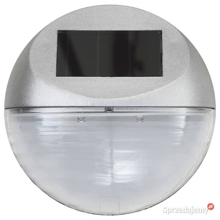 Solarne lampy ścienne LED do ogrodu 24 okrągłe