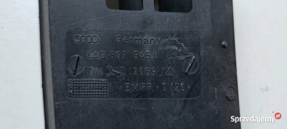 Lewa dolna kratka zderzaka 4A0807345J Audi A6 C4 Luzino