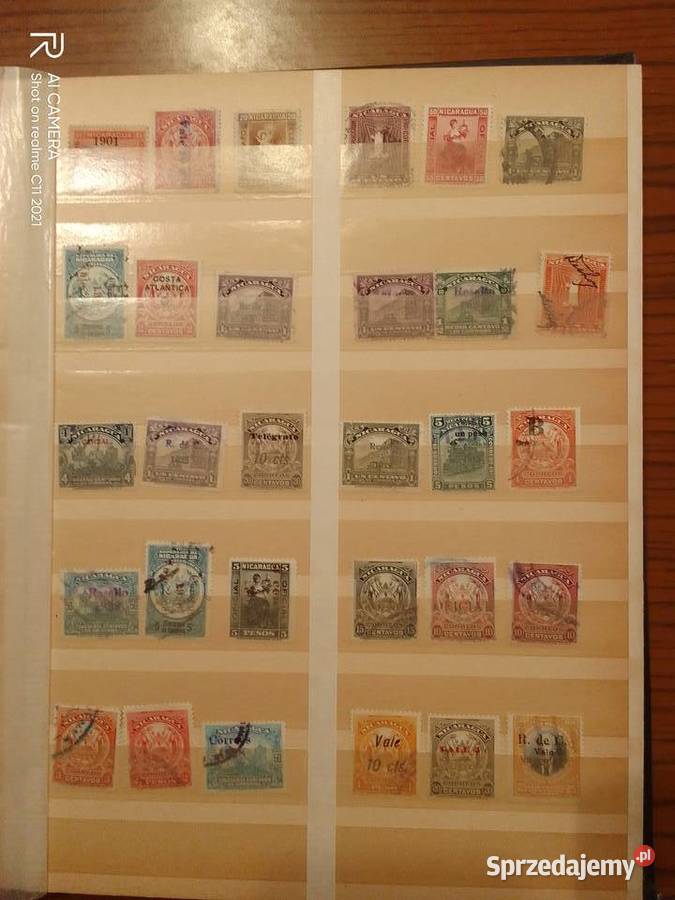 Klaser ze starymi znaczkami Zabierzów sprzedam
