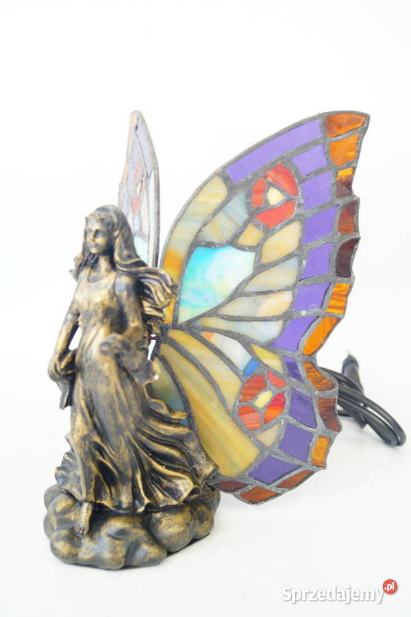 Lampka witrażowa styl Tiffany witraż Kobieta Gizałki sprzedam