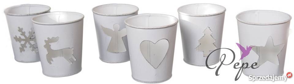 Świecznik metalowy Symbol Łódź