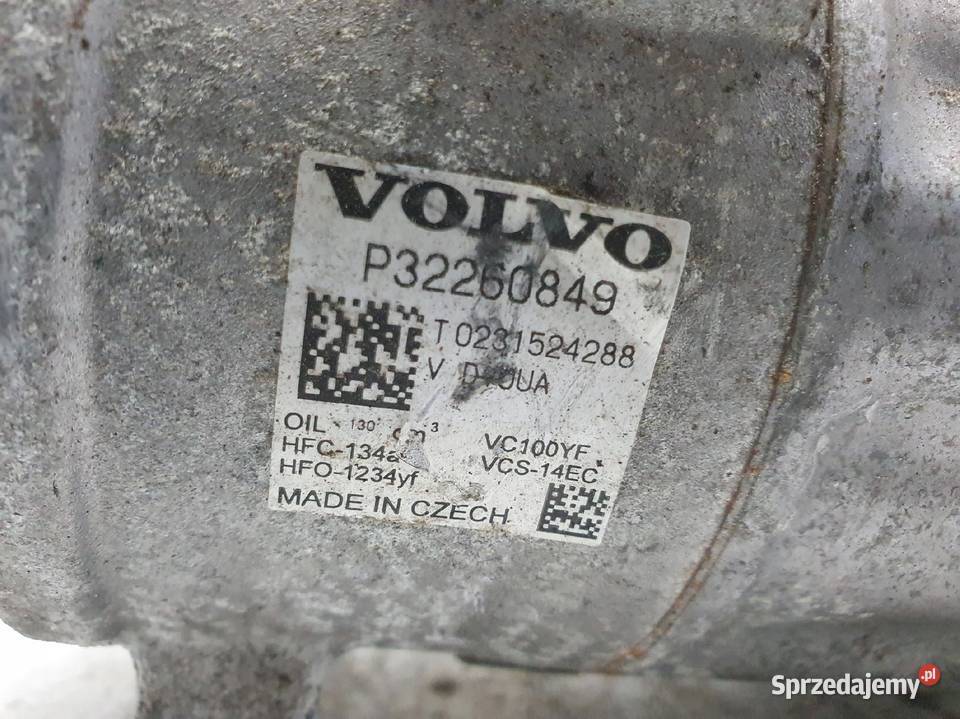 SPRĘŻARKA KLIMATYZACJI Volvo XC60 II 20 D4 pompa osobowe Kompresory klimatyzacji Chełm sprzedam