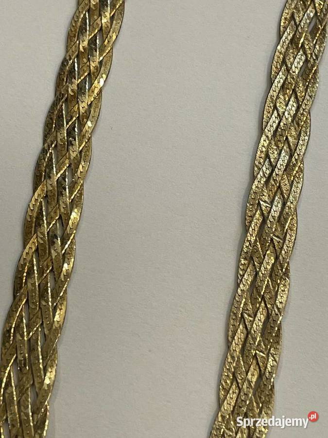 Srebrny złocony komplet 925 Kraków