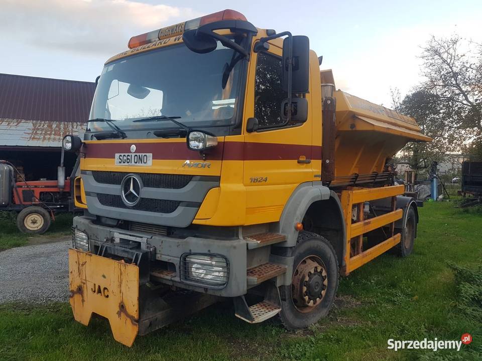 Mercedes Axor 1824 4x4 piaskarka solarka econ Ropczyce
