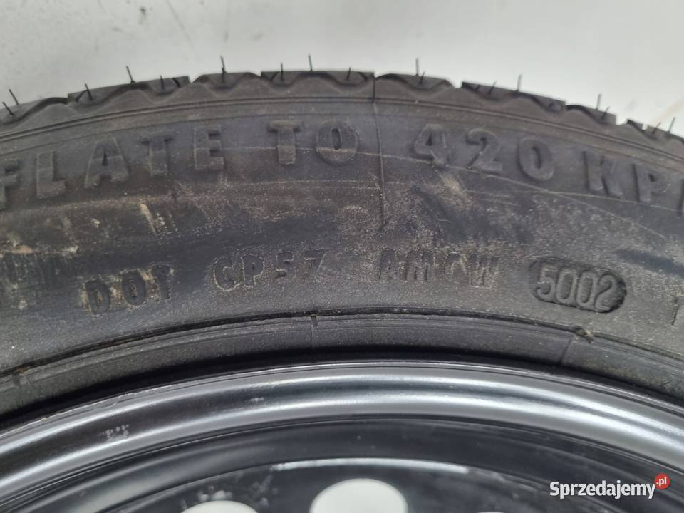 KOŁO DOJAZDOWE 12580 R17 9209872 5x108 Chełm sprzedam