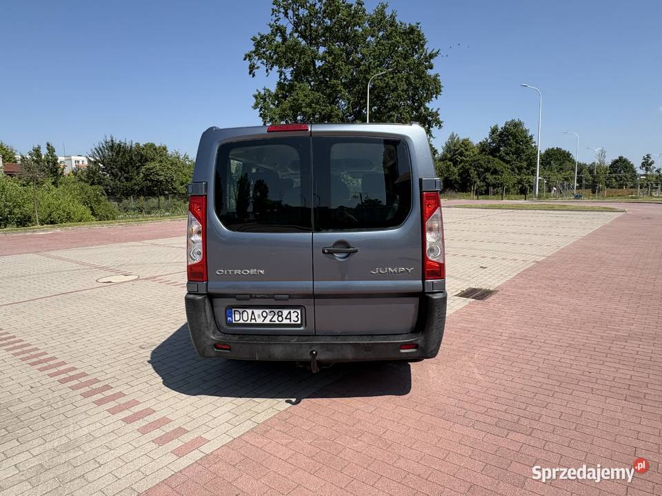 Citroen Jumpy 16hdi 2008 long 9 osób klima ESP dolnośląskie Oława