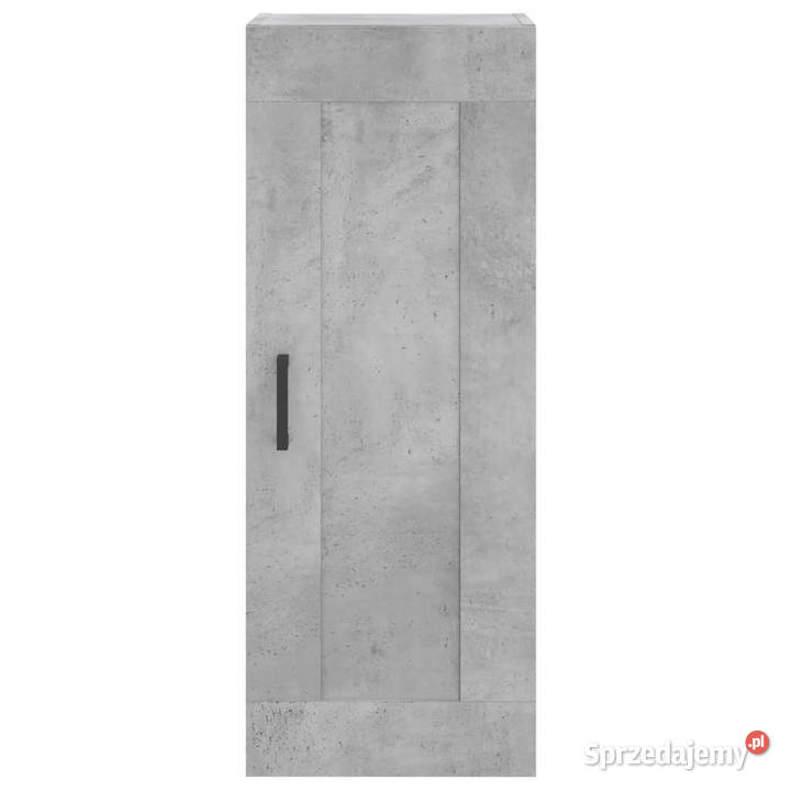 Wysoka szafka szarość betonu 345x34x180 mazowieckie Warszawa