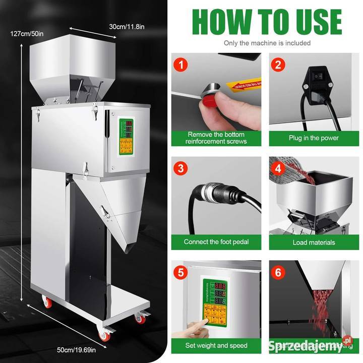 AUTOMATYCZNA Waga ważenia Bobu łuskarka maszyna nieuszkodzony Maszyny do obróbki i pakowania sprzedam