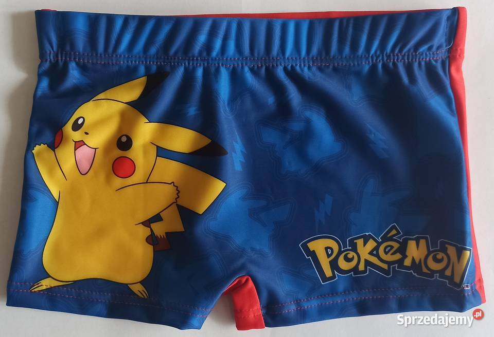 Kąpielówki Dziecięce Bokserki Pokemony Pikachu Mogilany