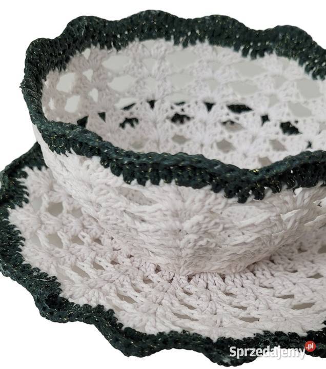 Filiżanka na słodycze ręcznie wykonana Dom i Ogród Krzywaczka