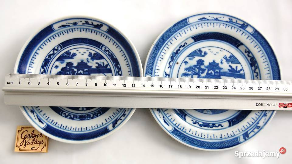 Chiński porcelanowy talerzyk spodek 2 porcelana Lublin sprzedam