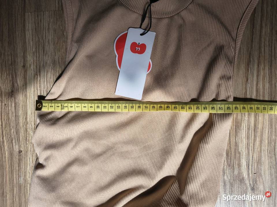 Prążkowany crop top nowy świętokrzyskie Kielce