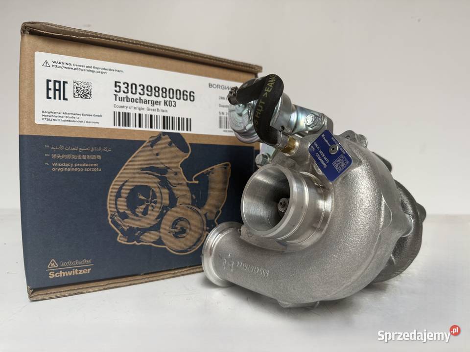 Nowa turbosprężarka BorgWarner KKK ciężarowe Siedlce