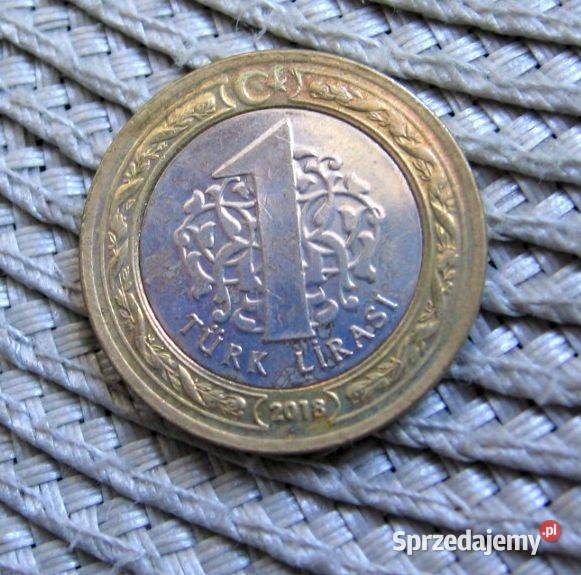 Turcja 1 Lira 2018r wielkopolskie