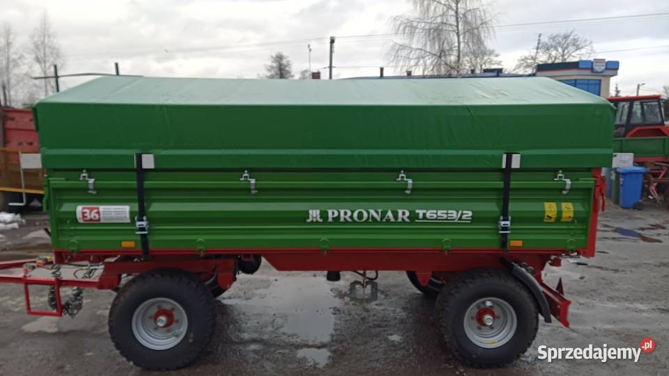NOWA Przyczepa rolnicza dwuosiowa PRONAR T6532 Opoczno sprzedam